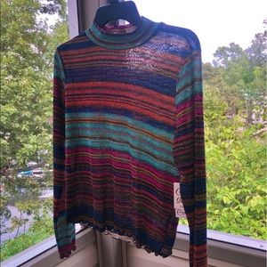 BRAND NEW Multi-Colored Turtleneck Y2K inspired